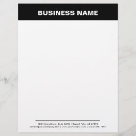 Corporate Branded Professional Promo letterhead Briefbogen