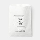 Corporate Branding | Berufliches Firmenlogo Geschenktütchen (Vorderseite)