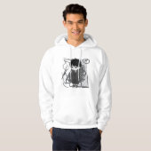 Corporate Burnout Relatable Chibi-Junge im Anzug I Hoodie (Vorne ganz)
