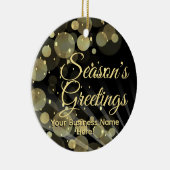 Corporate Business Company - Gold Black Keramik Ornament (Rechts)