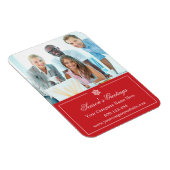 Corporate Business Foto Weihnachten Magnet (Rechte Seite)
