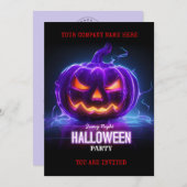 Corporate Business Halloween Office Party Logo Einladung (Vorne/Hinten)