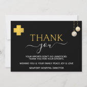 *~* Corporate Business Medical JOY Holiday Card (Rückseite)