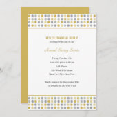 Corporate/Business-Party Einladung von Dot Pattern (Vorne/Hinten)