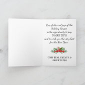 Corporate Business Weihnachtskarte mit Weihnachten (Innenseite)