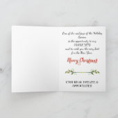 Corporate Business Weihnachtskarte mit Weihnachten (Innenseite)