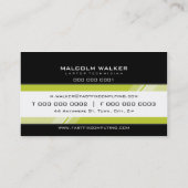 CORPORATE CARD Moderne High-Tech-Ausrüstung Visitenkarte (Rückseite)