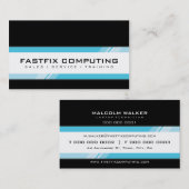 CORPORATE CARD Moderne High-Tech-Ausrüstung Visitenkarte (Vorne/Hinten)