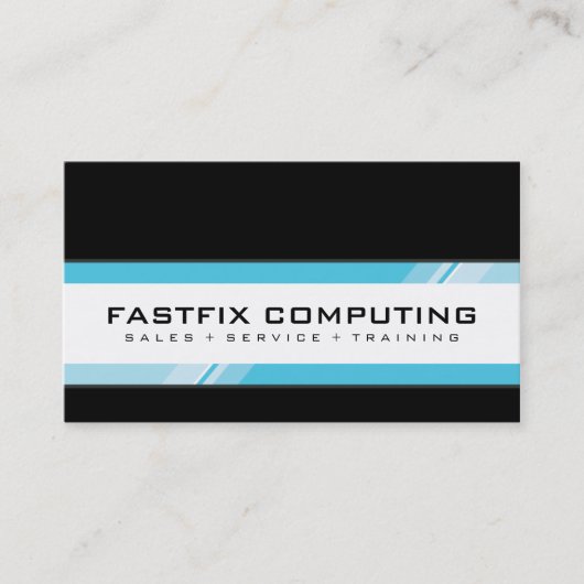 CORPORATE CARD Moderne High-Tech-Ausrüstung Visitenkarte (Vorderseite)