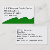 Corporate cleaning service business cards visitenkarte (Vorne/Hinten)