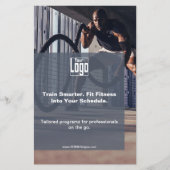 Corporate Client Maximize Fitness Personal Trainer Flyer (Vorne)