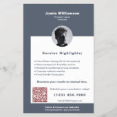 Corporate Client Maximize Fitness Personal Trainer Flyer (Hinten)