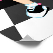 Corporate/Club/Uni/School Sock Hock Retro Party Poster (Ecke)