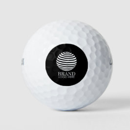 Corporate Company für das Logo für das Schwarze Un Golfball