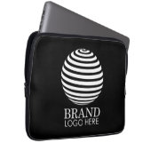 Corporate Company für das Logo für das Schwarze Un Laptopschutzhülle (Vorne Rechts)