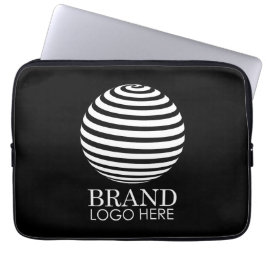 Corporate Company für das Logo für das Schwarze Un Laptopschutzhülle