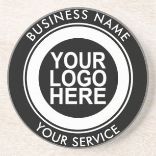 Corporate Custom Logo Modern Getränkeuntersetzer