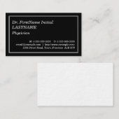 Corporate, Einfach, Medizinische Visitenkarte (Vorne/Hinten)