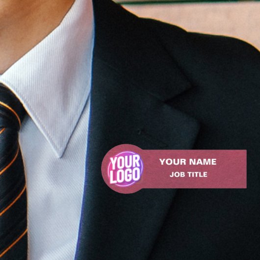 Corporate Elegance: Markoon Magnetic Button Name T