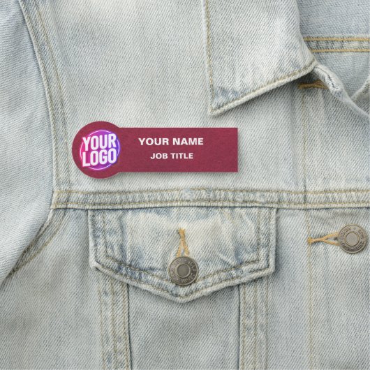 Corporate Elegance: Markoon Magnetic Button Name T (Beispiel)