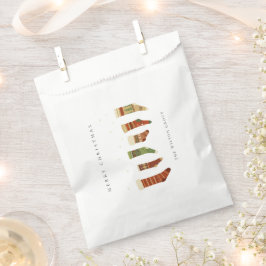 CORPORATE ELEGANT RED GREEN CHRISTMAS STRUMPF GESCHENKTÜTCHEN