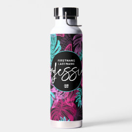 Corporate Employee Tropical Chic Individuelle Name Trinkflasche