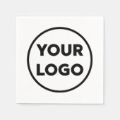 Corporate Event für Unternehmen mit benutzerdefini Serviette (Vorderseite)