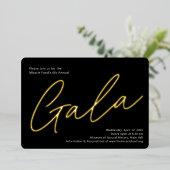 Corporate Event Gala laden zur Schlagzeile des Rea Folieneinladung (Stehend vorne)