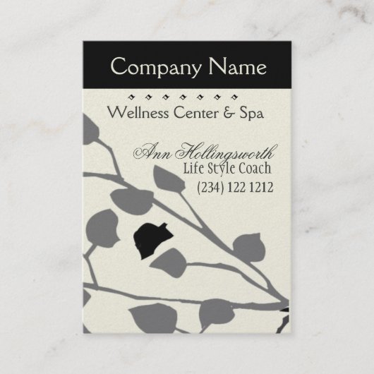 Corporate Farm Nature Foliage Tree Plant Pattern Terminkarte (Vorderseite)