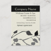 Corporate Farm Nature Foliage Tree Plant Pattern Terminkarte (Rückseite)