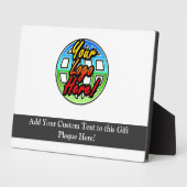 Corporate-Geschenk für benutzerdefinierte Logos Fotoplatte (Seite)