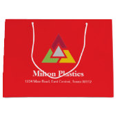 Corporate Gift Bag with Company Logo Große Geschenktüte (Vorderseite)