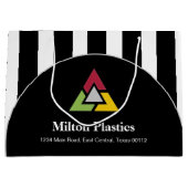 Corporate Gift Bag with Company Logo Große Geschenktüte (Vorderseite)