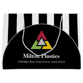 Corporate Gift Bag with Company Logo Große Geschenktüte