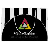 Corporate Gift Bag with Company Logo Große Geschenktüte (Rückseite)