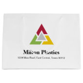 Corporate Gift Bag with Company Logo Große Geschenktüte (Vorderseite)