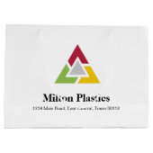 Corporate Gift Bag with Company Logo Große Geschenktüte (Rückseite)