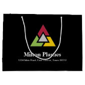 Corporate Gift Bag with Company Logo Große Geschenktüte (Rückseite)