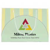 Corporate Gift Bag with Company Logo Große Geschenktüte (Rückseite)