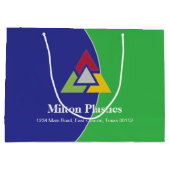 Corporate Gift Bag with Company Logo Große Geschenktüte (Rückseite)