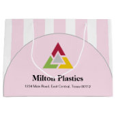 Corporate Gift Bag with Company Logo Große Geschenktüte (Vorderseite)