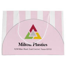 Corporate Gift Bag with Company Logo Große Geschenktüte