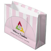 Corporate Gift Bag with Company Logo Große Geschenktüte (Vorderseite Schrägansicht)