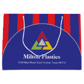 Corporate Gift Bag with Company Logo Große Geschenktüte (Vorderseite)