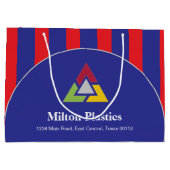 Corporate Gift Bag with Company Logo Große Geschenktüte (Rückseite)