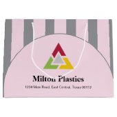 Corporate Gift Bag with Company Logo Große Geschenktüte (Vorderseite)