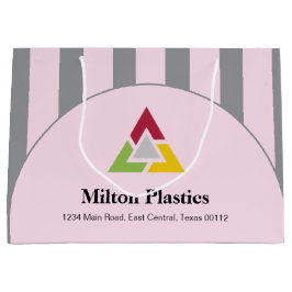 Corporate Gift Bag with Company Logo Große Geschenktüte