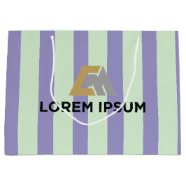 Corporate Gift Bag with Company Logo Große Geschenktüte