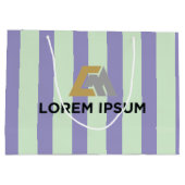 Corporate Gift Bag with Company Logo Große Geschenktüte (Rückseite)