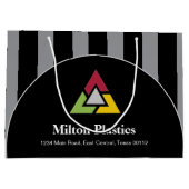 Corporate Gift Bag with Company Logo Große Geschenktüte (Rückseite)